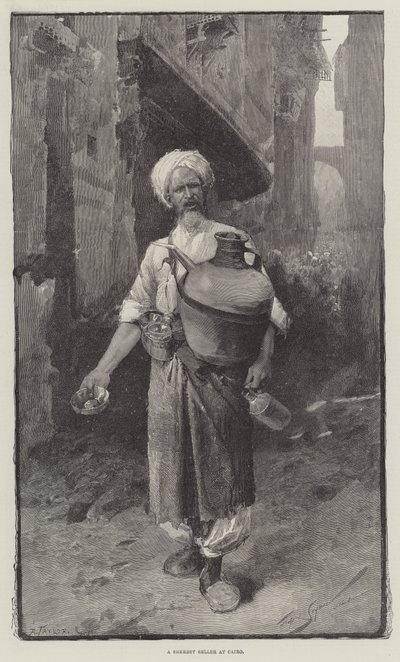 A Sherbet Seller at Cairo by George L. Seymour